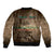 Personalized Bulgaria Sleeve Zip Bomber Jacket Lion King Is Pride - Wonder Print Shop