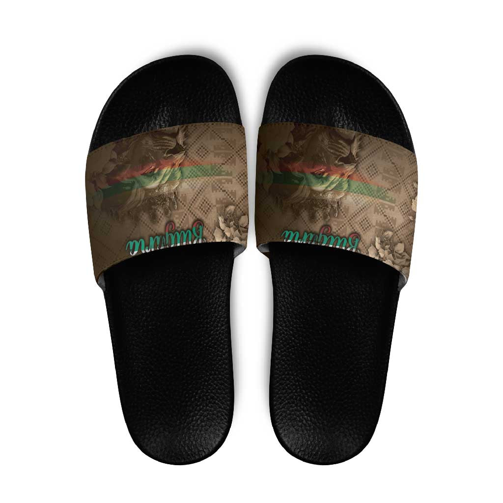 Bulgaria Slide Sandals Lion King Is Pride - Wonder Print Shop