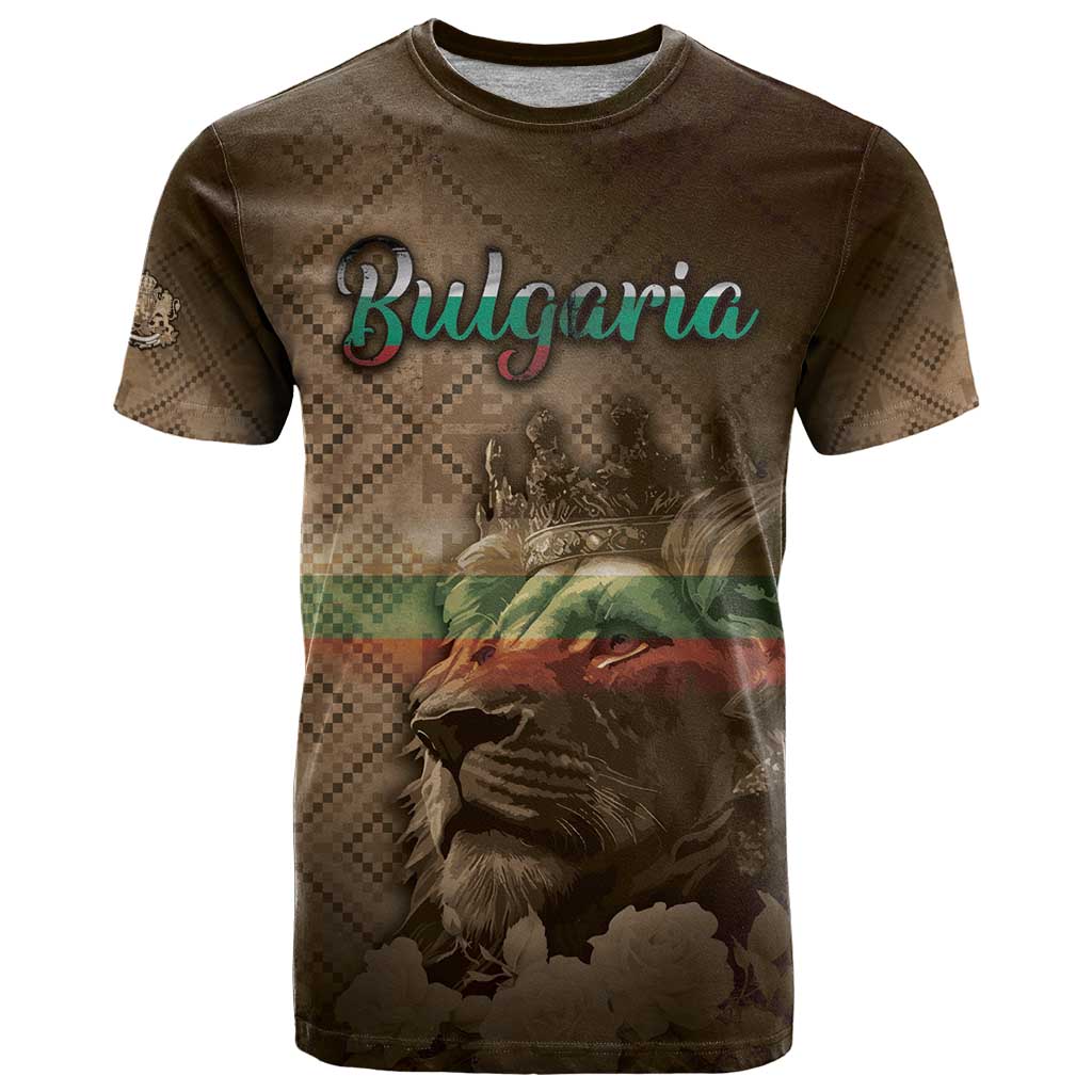 Personalized Bulgaria T Shirt Lion King Is Pride - Wonder Print Shop