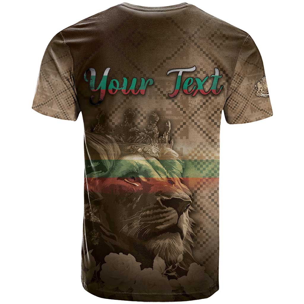 Personalized Bulgaria T Shirt Lion King Is Pride - Wonder Print Shop