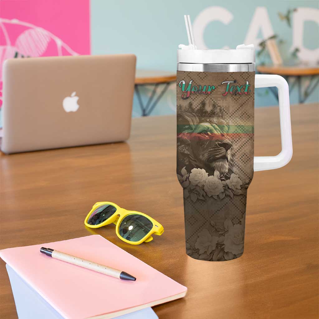 Personalized Bulgaria Tumbler With Handle Lion King Is Pride - Wonder Print Shop