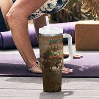 Personalized Bulgaria Tumbler With Handle Lion King Is Pride - Wonder Print Shop