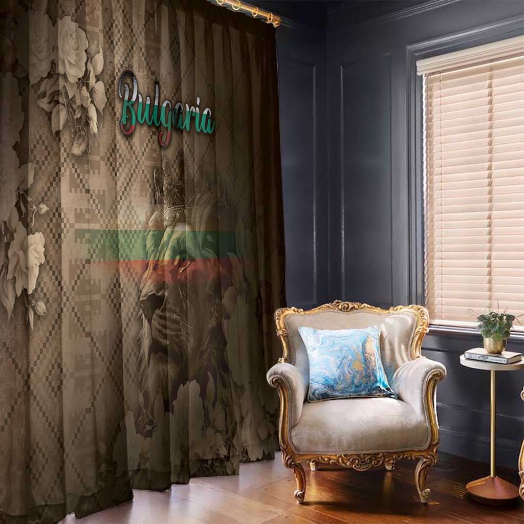 Bulgaria Window Curtain Lion King Is Pride - Wonder Print Shop