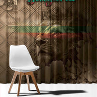 Bulgaria Window Curtain Lion King Is Pride - Wonder Print Shop