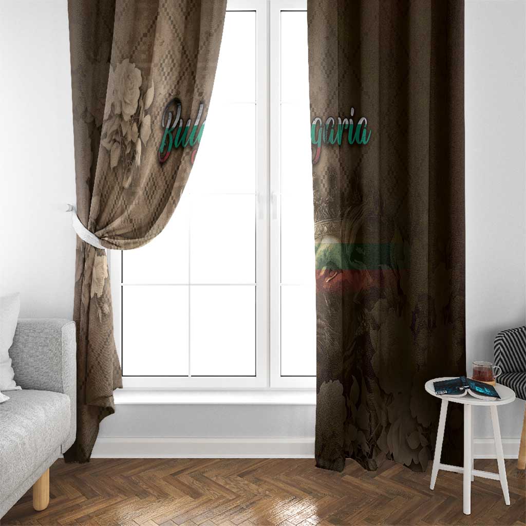 Bulgaria Window Curtain Lion King Is Pride - Wonder Print Shop