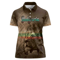 Personalized Bulgaria Women Polo Shirt Lion King Is Pride - Wonder Print Shop