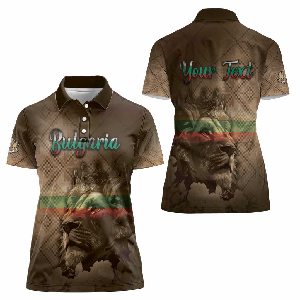 Personalized Bulgaria Women Polo Shirt Lion King Is Pride - Wonder Print Shop
