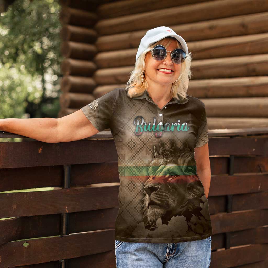 Personalized Bulgaria Women Polo Shirt Lion King Is Pride - Wonder Print Shop