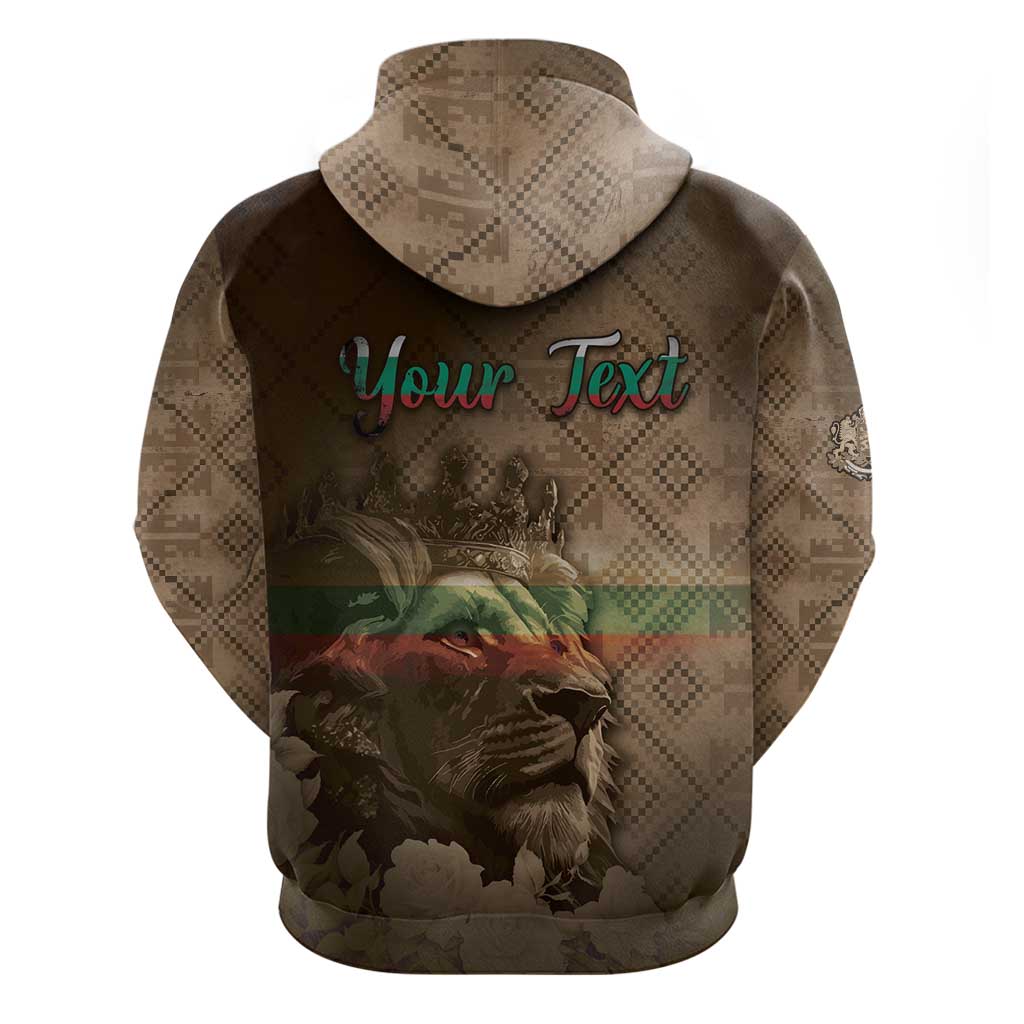 Personalized Bulgaria Zip Hoodie Lion King Is Pride - Wonder Print Shop