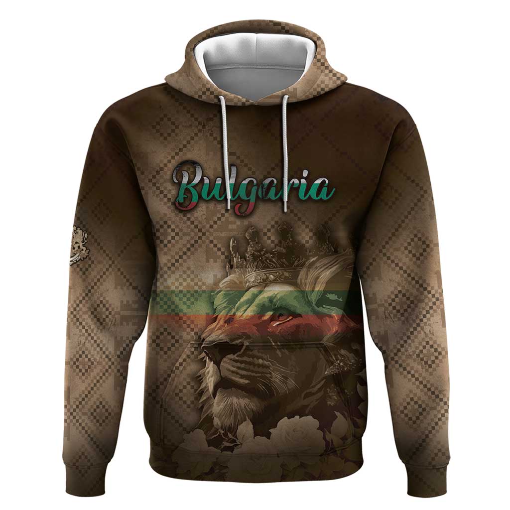 Personalized Bulgaria Zip Hoodie Lion King Is Pride - Wonder Print Shop