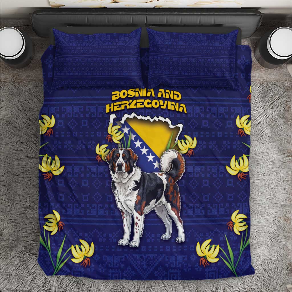 Bosnia And Herzegovina Bedding Set The Tornjak With Lilium Bosniacum - Wonder Print Shop