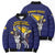Personalized Bosnia And Herzegovina Bomber Puffer Jacket The Tornjak With Lilium Bosniacum - Wonder Print Shop