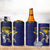 Personalized Bosnia And Herzegovina 4 in 1 Can Cooler Tumbler The Tornjak With Lilium Bosniacum - Wonder Print Shop