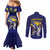 Personalized Bosnia And Herzegovina Couples Matching Mermaid Dress and Long Sleeve Button Shirt The Tornjak With Lilium Bosniacum - Wonder Print Shop