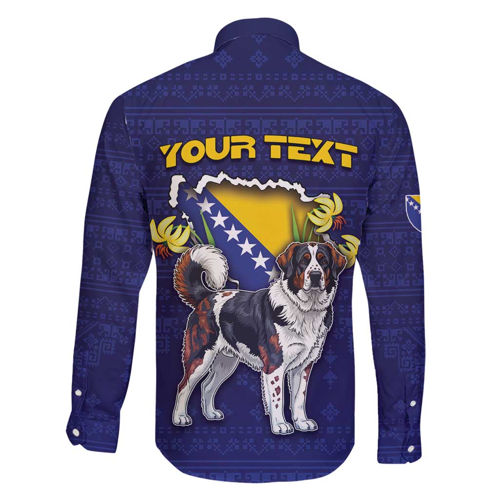 Personalized Bosnia And Herzegovina Family Matching Mermaid Dress and Hawaiian Shirt The Tornjak With Lilium Bosniacum - Wonder Print Shop