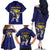 Personalized Bosnia And Herzegovina Family Matching Off The Shoulder Long Sleeve Dress and Hawaiian Shirt The Tornjak With Lilium Bosniacum - Wonder Print Shop