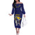 Personalized Bosnia And Herzegovina Family Matching Off The Shoulder Long Sleeve Dress and Hawaiian Shirt The Tornjak With Lilium Bosniacum - Wonder Print Shop