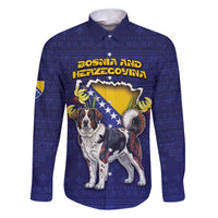 Personalized Bosnia And Herzegovina Family Matching Off Shoulder Short Dress and Hawaiian Shirt The Tornjak With Lilium Bosniacum - Wonder Print Shop