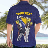 Personalized Bosnia And Herzegovina Hawaiian Shirt The Tornjak With Lilium Bosniacum - Wonder Print Shop