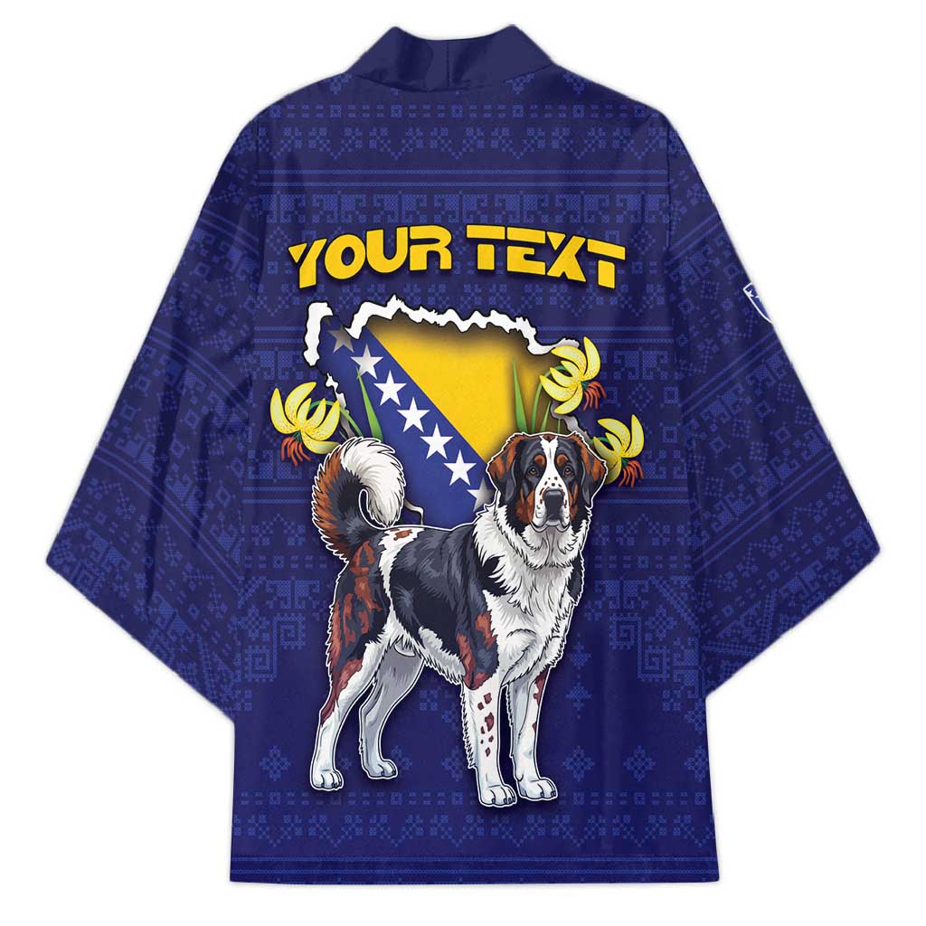 Personalized Bosnia And Herzegovina Kimono The Tornjak With Lilium Bosniacum - Wonder Print Shop