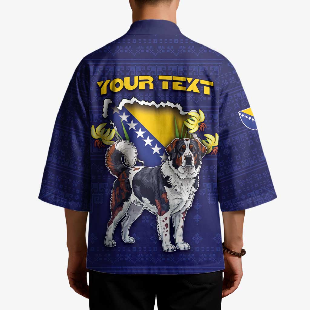 Personalized Bosnia And Herzegovina Kimono The Tornjak With Lilium Bosniacum - Wonder Print Shop