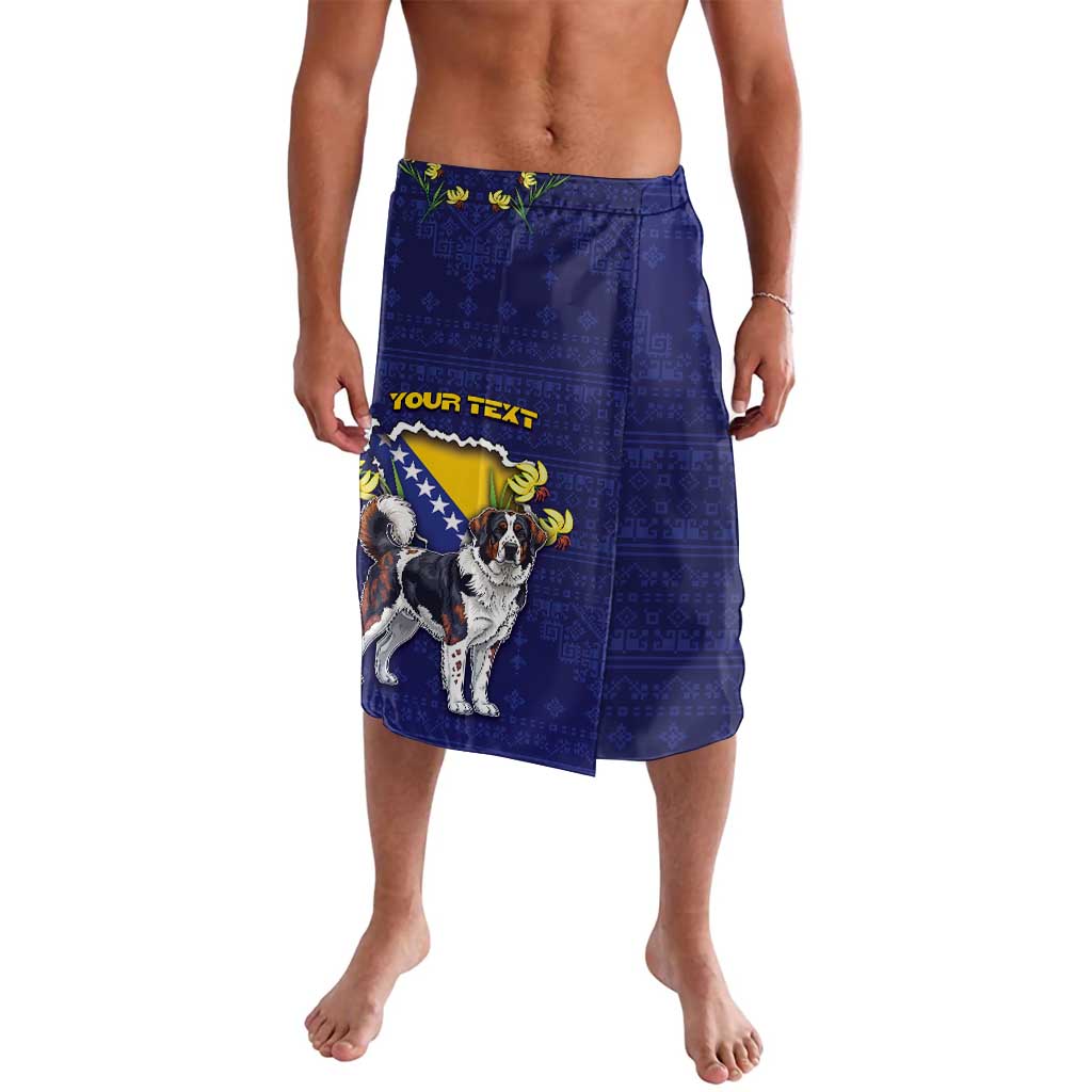 Personalized Bosnia And Herzegovina Lavalava The Tornjak With Lilium Bosniacum - Wonder Print Shop