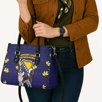 Bosnia And Herzegovina Leather Bag The Tornjak With Lilium Bosniacum - Wonder Print Shop