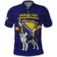 Personalized Bosnia And Herzegovina Polo Shirt The Tornjak With Lilium Bosniacum - Wonder Print Shop