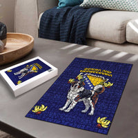 Bosnia And Herzegovina Puzzle The Tornjak With Lilium Bosniacum - Wonder Print Shop