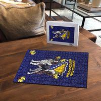 Bosnia And Herzegovina Puzzle The Tornjak With Lilium Bosniacum - Wonder Print Shop