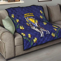 Bosnia And Herzegovina Quilt The Tornjak With Lilium Bosniacum - Wonder Print Shop