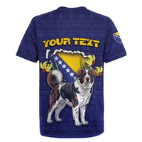 Personalized Bosnia And Herzegovina Rugby Jersey The Tornjak With Lilium Bosniacum - Wonder Print Shop