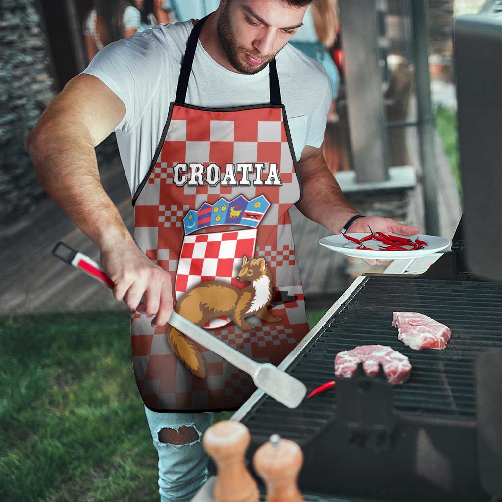 Croatia Apron Kuna Zlatica With Symbol - Wonder Print Shop