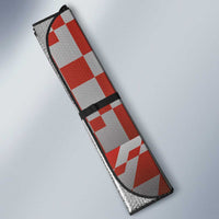 Croatia Auto Sun Shade Kuna Zlatica With Symbol - Wonder Print Shop