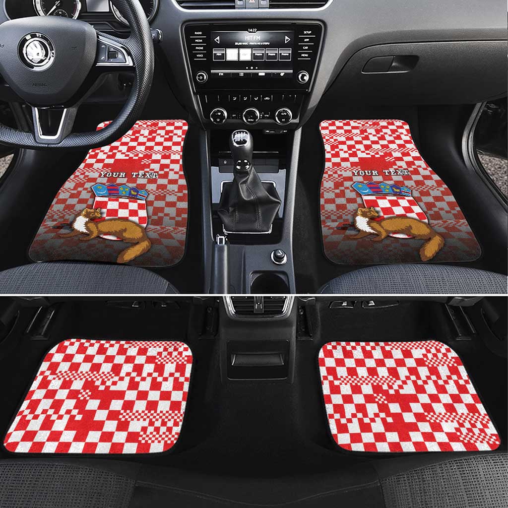 Croatia Car Mats Kuna Zlatica With Symbol - Wonder Print Shop