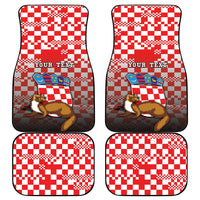 Croatia Car Mats Kuna Zlatica With Symbol - Wonder Print Shop