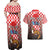 Personalized Croatia Couples Matching Off Shoulder Maxi Dress and Hawaiian Shirt Kuna Zlatica With Symbol - Wonder Print Shop