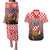 Personalized Croatia Couples Matching Puletasi and Hawaiian Shirt Kuna Zlatica With Symbol - Wonder Print Shop