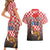 Personalized Croatia Couples Matching Short Sleeve Bodycon Dress and Hawaiian Shirt Kuna Zlatica With Symbol - Wonder Print Shop