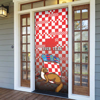 Croatia Door Cover Kuna Zlatica With Symbol - Wonder Print Shop