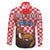 Personalized Croatia Family Matching Long Sleeve Bodycon Dress and Hawaiian Shirt Kuna Zlatica With Symbol - Wonder Print Shop