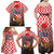 Personalized Croatia Family Matching Off Shoulder Maxi Dress and Hawaiian Shirt Kuna Zlatica With Symbol - Wonder Print Shop