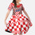 Personalized Croatia Family Matching Puletasi and Hawaiian Shirt Kuna Zlatica With Symbol - Wonder Print Shop