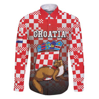 Personalized Croatia Family Matching Puletasi and Hawaiian Shirt Kuna Zlatica With Symbol - Wonder Print Shop