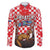 Personalized Croatia Family Matching Puletasi and Hawaiian Shirt Kuna Zlatica With Symbol - Wonder Print Shop