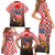 Personalized Croatia Family Matching Short Sleeve Bodycon Dress and Hawaiian Shirt Kuna Zlatica With Symbol - Wonder Print Shop