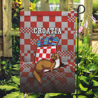 Croatia Garden Flag Kuna Zlatica With Symbol - Wonder Print Shop