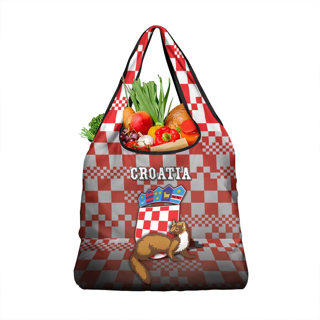 Croatia Grocery Bag Kuna Zlatica With Symbol - Wonder Print Shop