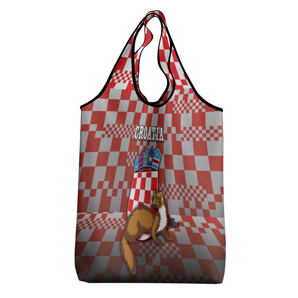 Croatia Grocery Bag Kuna Zlatica With Symbol - Wonder Print Shop