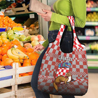 Croatia Grocery Bag Kuna Zlatica With Symbol - Wonder Print Shop